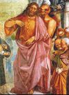 Satan inspirant l‘Antéchrist, détail d‘une fresque de Luca Signorelli dans la chapelle San Brizio.